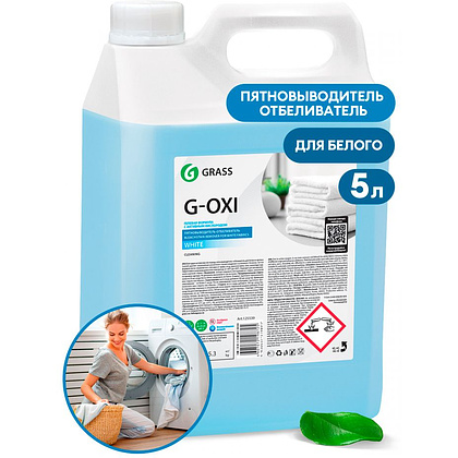 Пятновыводитель-отбеливатель "G-oxi gel" для белых тканей с активным кислородом, 5.3 кг