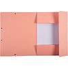 Папка на резинках "Aquarel", А4, 15 мм, картон, персиковый - 3