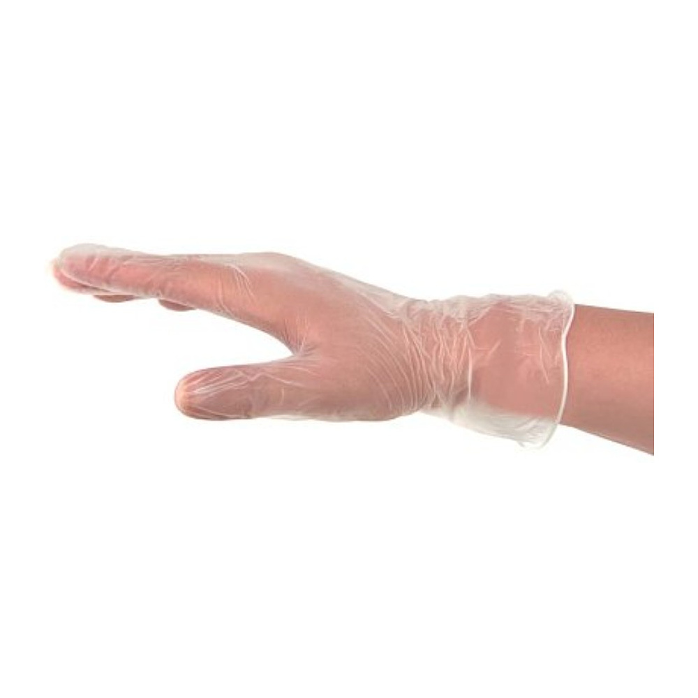 Перчатки виниловые Zaubex, одноразовые, р-р XL, 90 шт/уп, прозрачный - 2