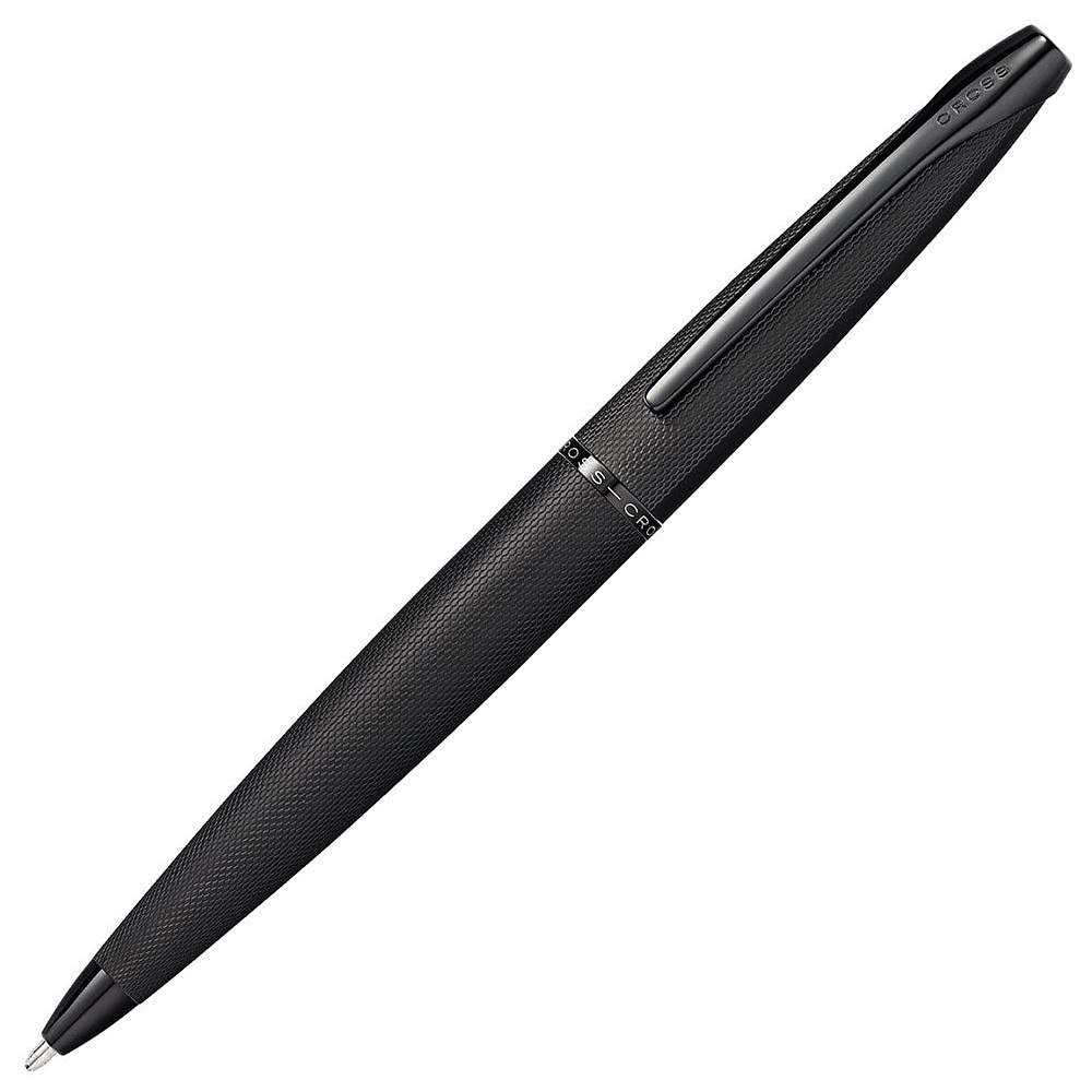 Ручка шариковая автоматическая "Cross ATX Brushed Black", 0.7 мм, черный, стерж. черный - 2