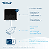 Диспенсер Tellus для полотенец листовых, мини, черный, HT3 - 15