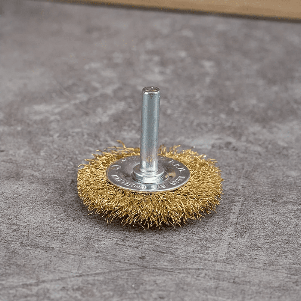 Щетка для дрели Deli YS EDH-GSS075-E3, плоская, проволочная - 7