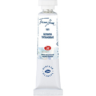 Краски акварельные Белые ночи, 101 белила титановые, 10мл., туба