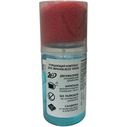 Чистящий набор для экранов "ZALA ZL93200" спрей 200 мл + салфетка из микрофибры - 5