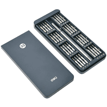 Отвертка ударная с набором бит Deli YS EDL241033