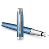 Ручка перьевая Parker "IM Premium Blue Grey CT", F, голубой, серебристый, патрон синий - 2