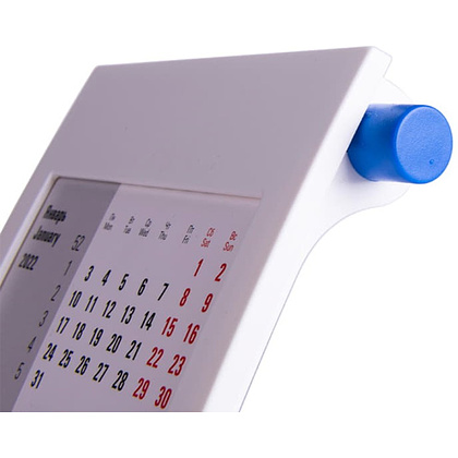 Календарь настольный "9510" 2026-2027, белый, синий - 4