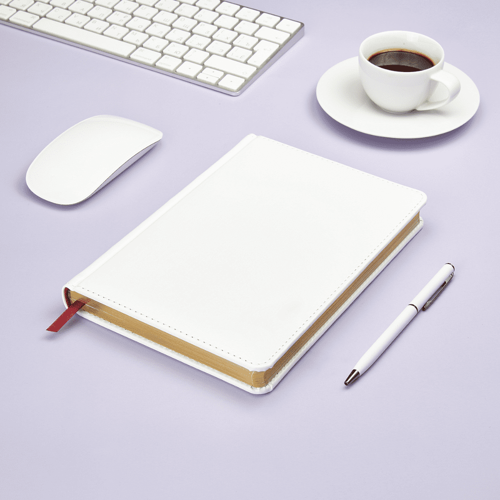 Ежедневник недатированный "Sidney Nebraska", А5, 272 страницы, белый - 5