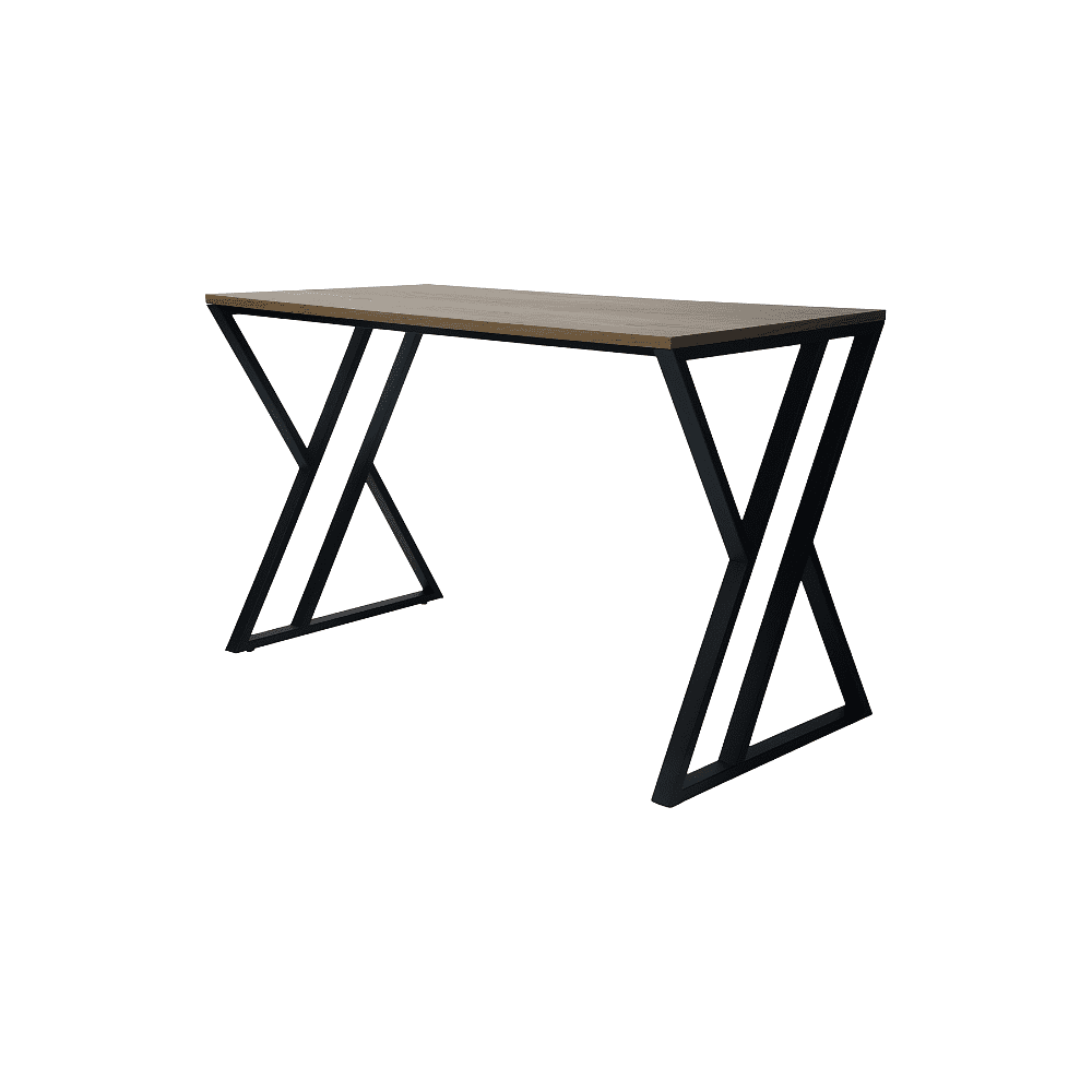 Стол письменный ALLERD GEON, черный муар, Дуб Нокс