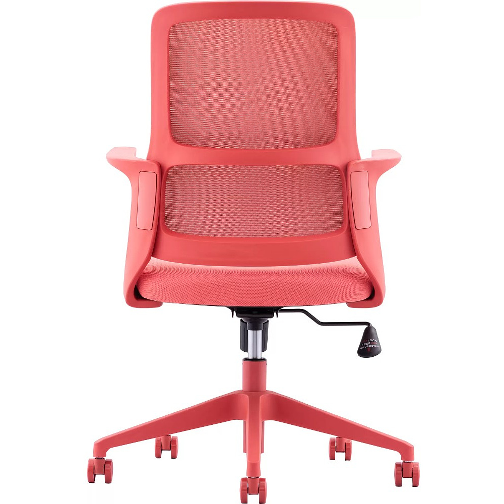 Кресло для персонала EVERPROF Elf, сетка, красный - 5