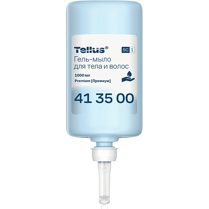 Мыло-гель Tellus Премиум для тела и волос 1 л, SC1 - 5