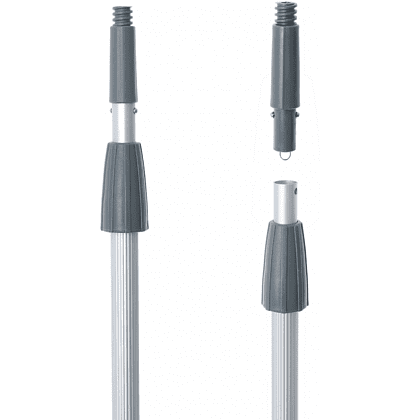 Ручка для МОПа алюминиевая HQ Profiline, 120 см, металлик - 2