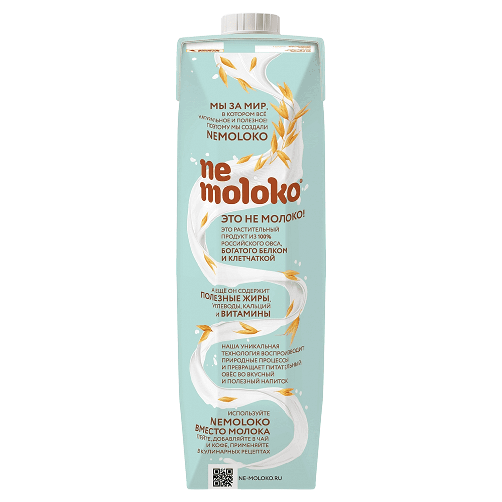 Напиток овсяный "Nemoloko", 1 л, классический  - 3