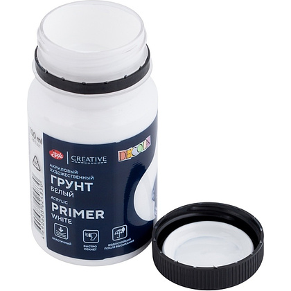 Грунт акриловый "Декола", белый, 100 мл. - 3
