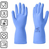 Перчатки латексные HQ Profiline, р-р L, с х/б покрытием, синий - 2