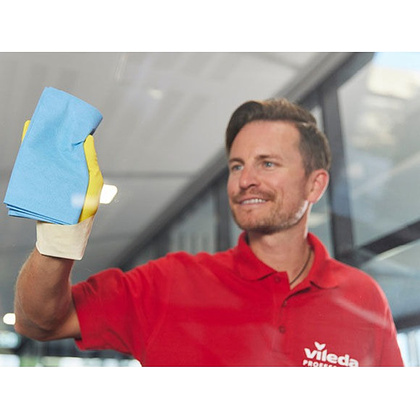 Салфетка из микроволокна "р-МикронКвик", 38х40 см, красный, 5 шт./уп. - 6