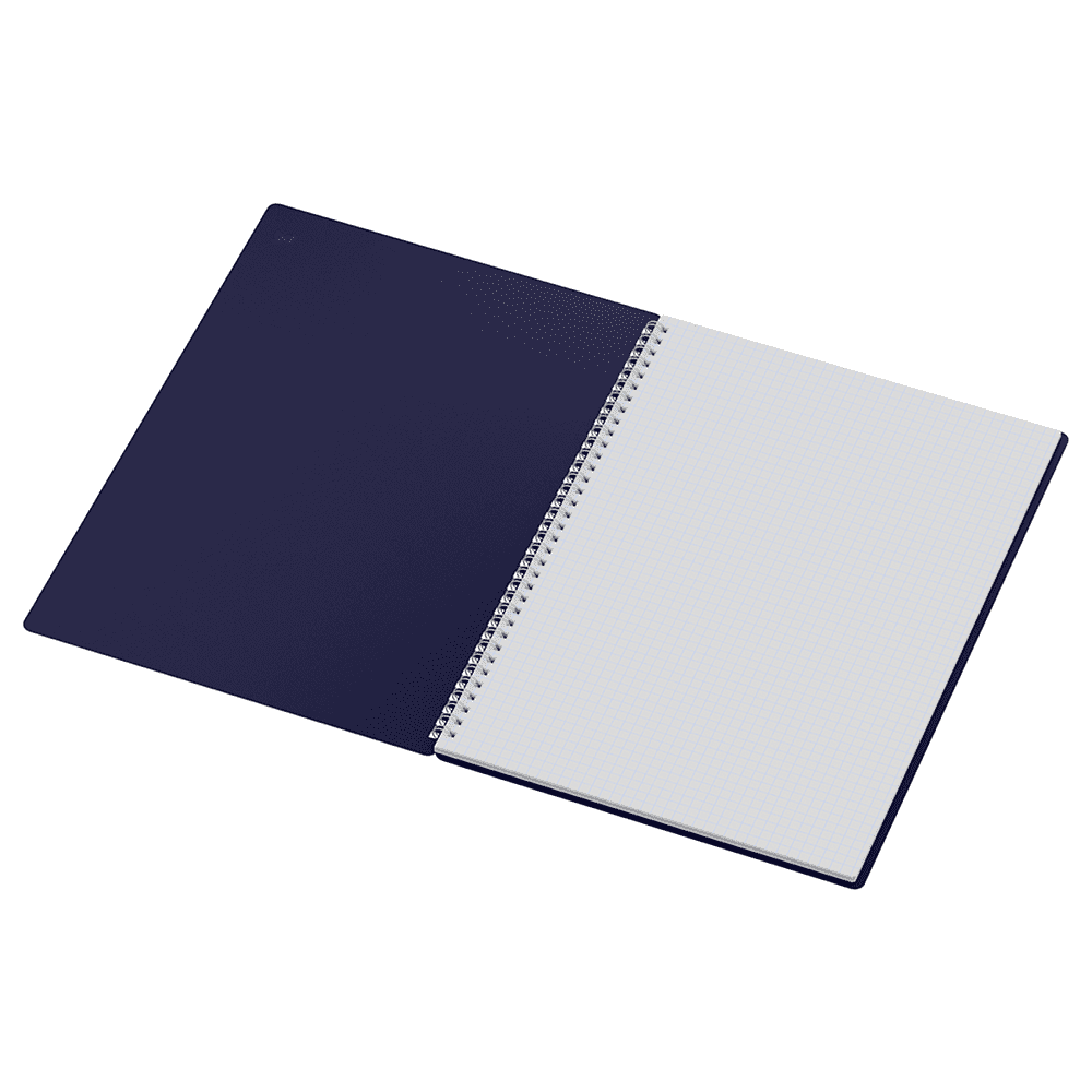 Тетрадь "База", А4, 80 листов, клетка , синий - 3