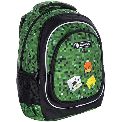 Рюкзак молодежный "Pixel one", зелёный - 3