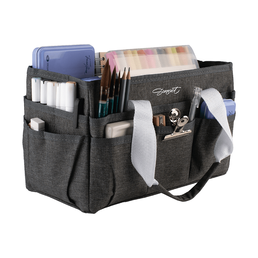 Сумка для художника "Сонет", 31х16х19 см, серый