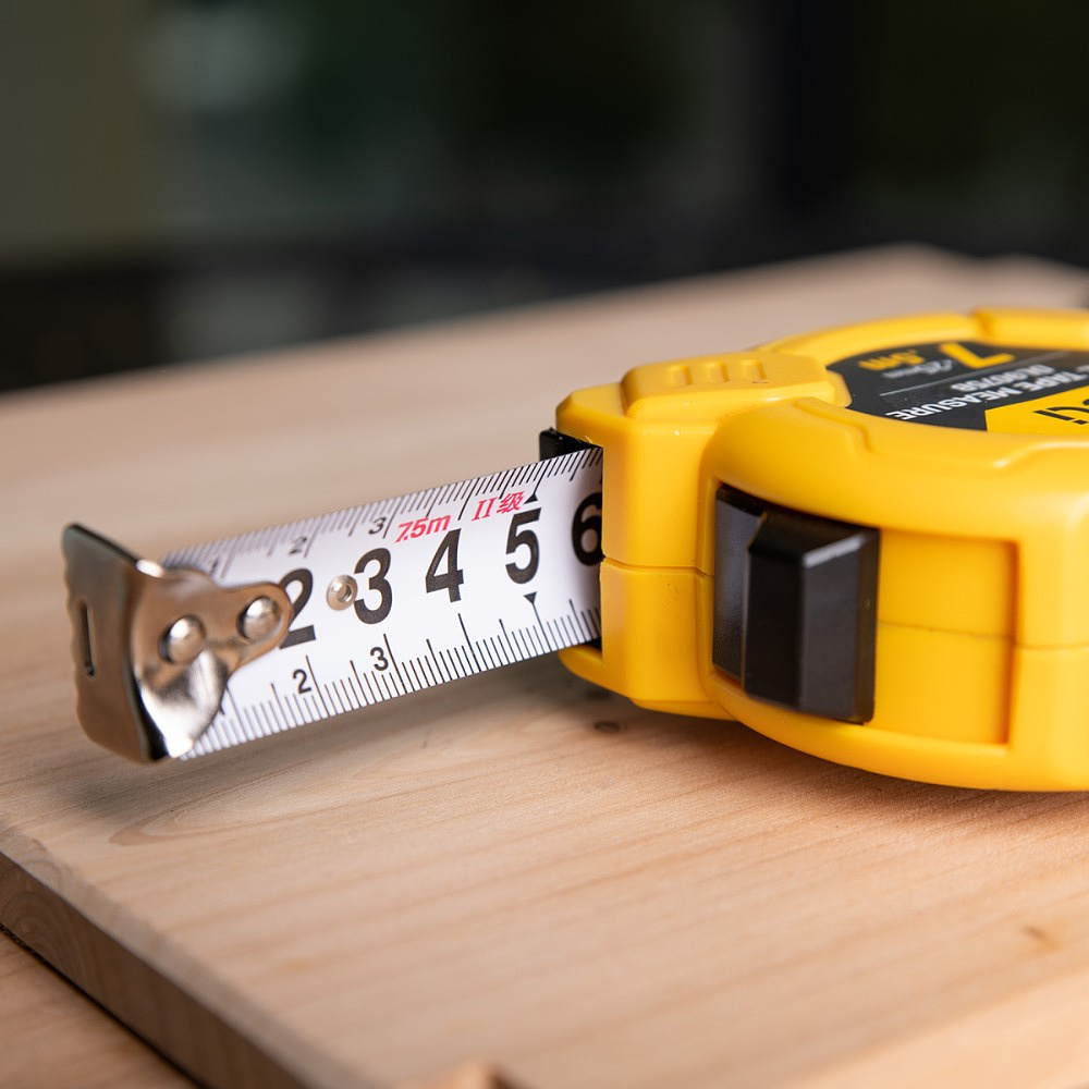 Рулетка Deli YS EDL9075B, 7.5 м х 25 мм, желтый - 5