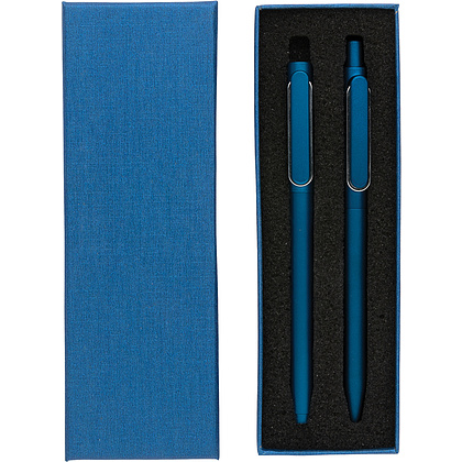 Набор ручек "X6": ручка шариковая автоматическая, ручка шариковая, синий - 5