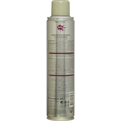 Освежитель воздуха "Palitra" аэрозоль, 300 мл, после дождя - 2