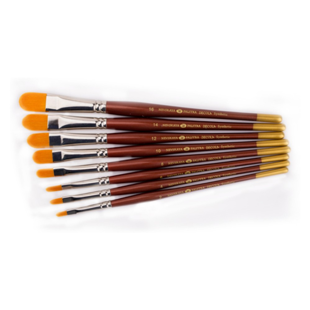 Кисть "Decola", синтетика, овальная, №14 - 3