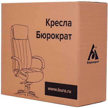 Кресло для руководителя Бюрократ T-898SL черный Leather Venge Black, эко.кожа, металл - 7
