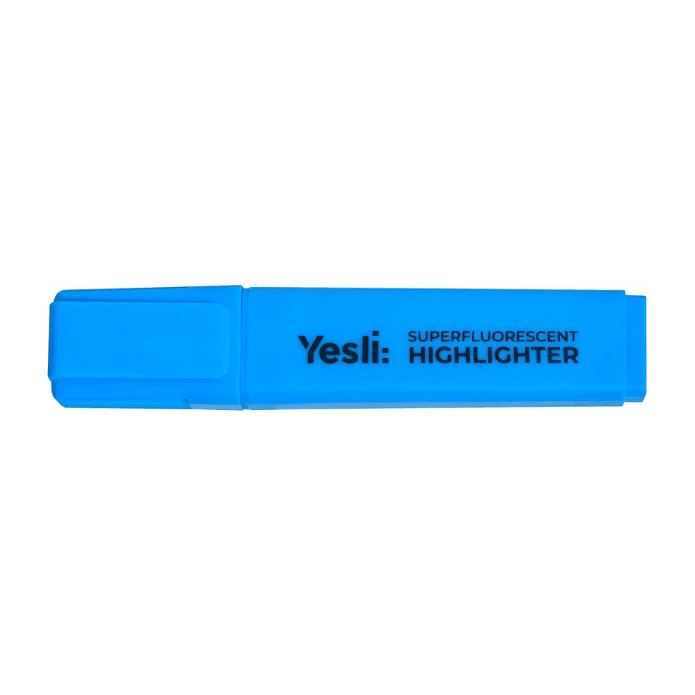 Маркер текстовый "Yesli:", голубой - 2