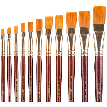 Кисть "Decola", синтетика, плоская, №7 - 4