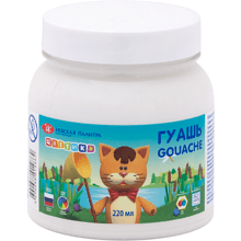 Гуашь "Цветик", банка, 220 мл.