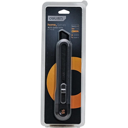 Нож универсальный "Deli Home", 18 мм, чёрный - 8