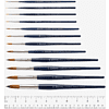 Кисть "Escoda Chronos", микс, круглая, на короткой ручке, № 4 - 3