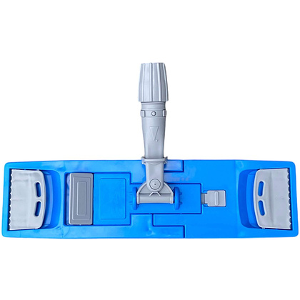 Держатель для мопов с зажимами, 40 см, синий, серый - 6