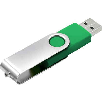 USB Flash 2.0 16 Gb VDF-008, пластик, метал, зеленый   - 2