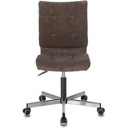 Кресло для персонала "Бюрократ СH-330M/LT", ткань, металл, темно-коричневый - 2
