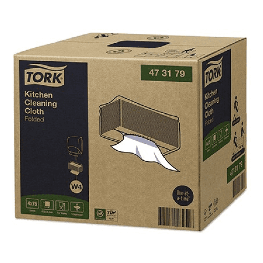 Материал нетканый "Tork Premium" для кухни в салфетках, W4, 75 шт/упак (473179) - 2