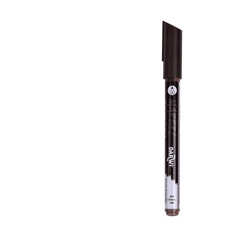 Маркер акриловый "Darwi.Marbel" 801, шоколад