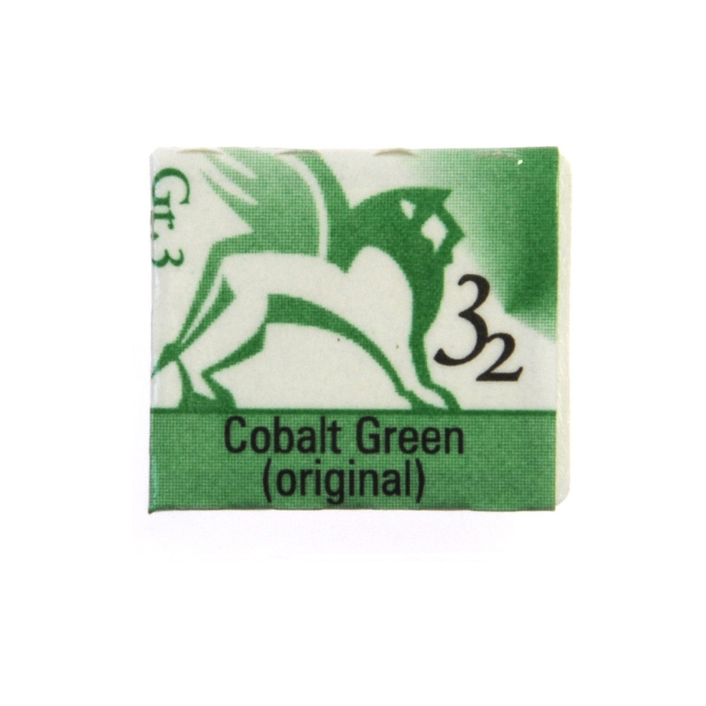 Краски акварельные "Renesans", 32 кобальт зеленый основной, кювета