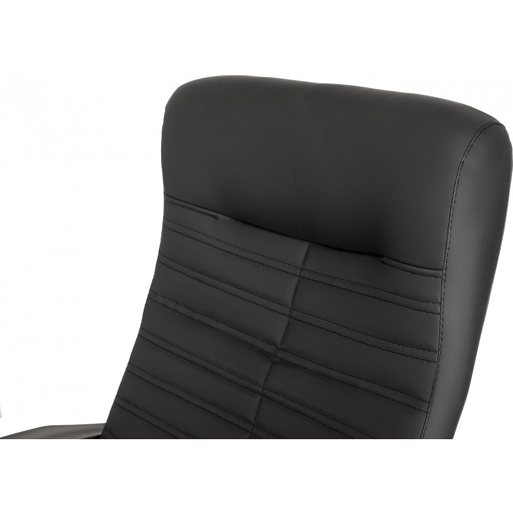 Кресло для руководителя Бюрократ "CH-480LT", экокожа, пластик, черный - 6