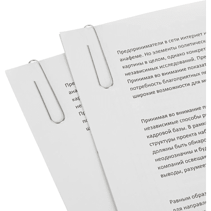 Скрепки "Attache", 50 мм, оцинкованные, 50 штук, овальные, серебристый - 4