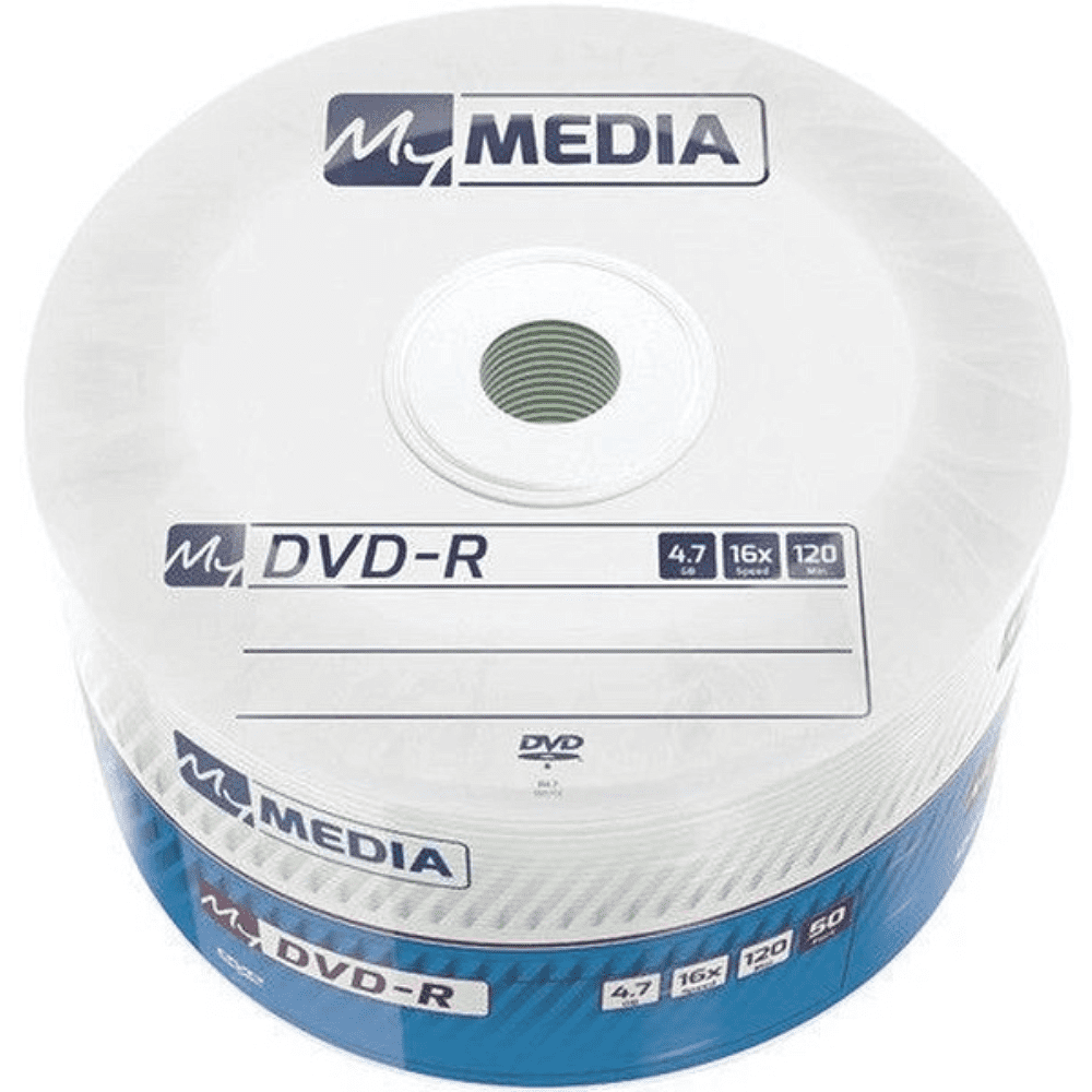 Диск DVD-R MyMedia, 4.7Gb, 16x, 50 штук