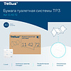 Бумага туалетная  Tellus Стандарт, TР3, листовая, 250 листов, 1 слой - 6