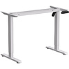 Стол с электроприводом WellDesk Basic 1200x675х18 белый/дуб стирлинг (9191460+9197777) - 2