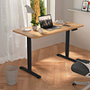 Стол с электроприводом WellDesk Prime 1300x675х18 черный/сосна аланд полярная (9191461+9072455) - 4