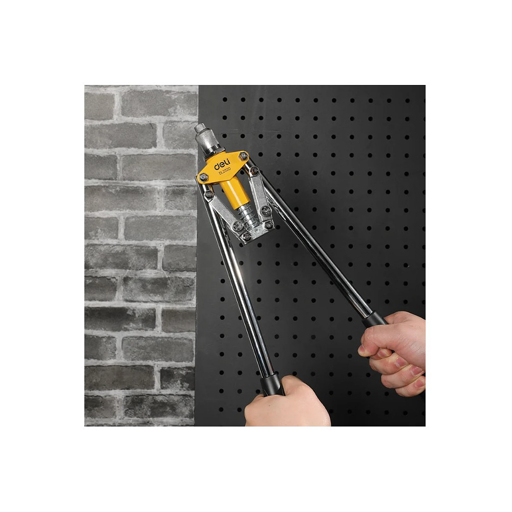 Заклепочник двуручный Deli YS EDL2320, 420 см, 2.4-4.8 мм - 3