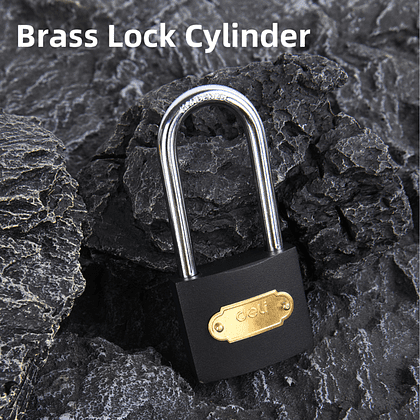 Замок навесной Deli EDLEDL508406 60 мм, автомат, 3 ключа, защита от влаги - 4