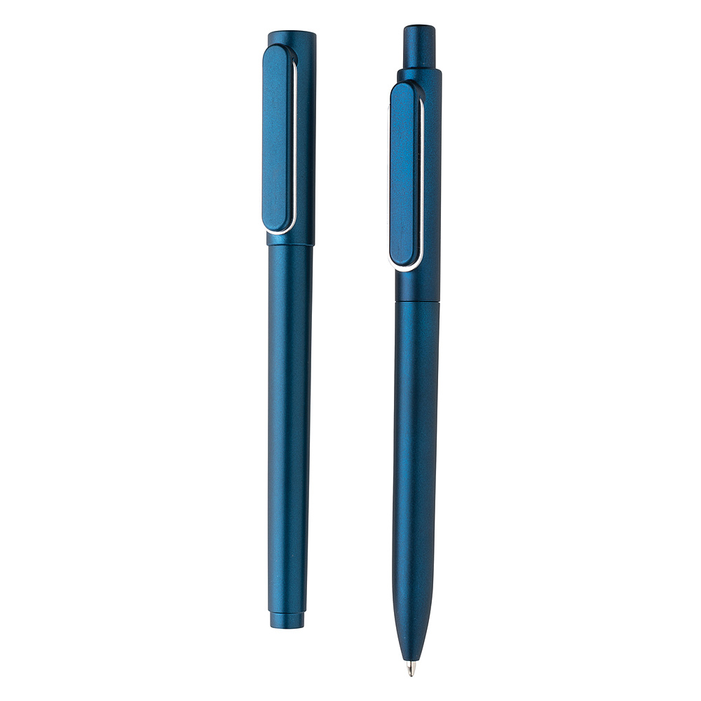 Набор ручек "X6": ручка шариковая автоматическая, ручка шариковая, синий - 4
