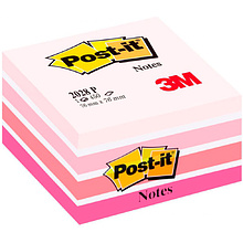 Бумага для заметок на клейкой основе "Post-it PastelPink", 76x76 мм, 450 листов, ассорти
