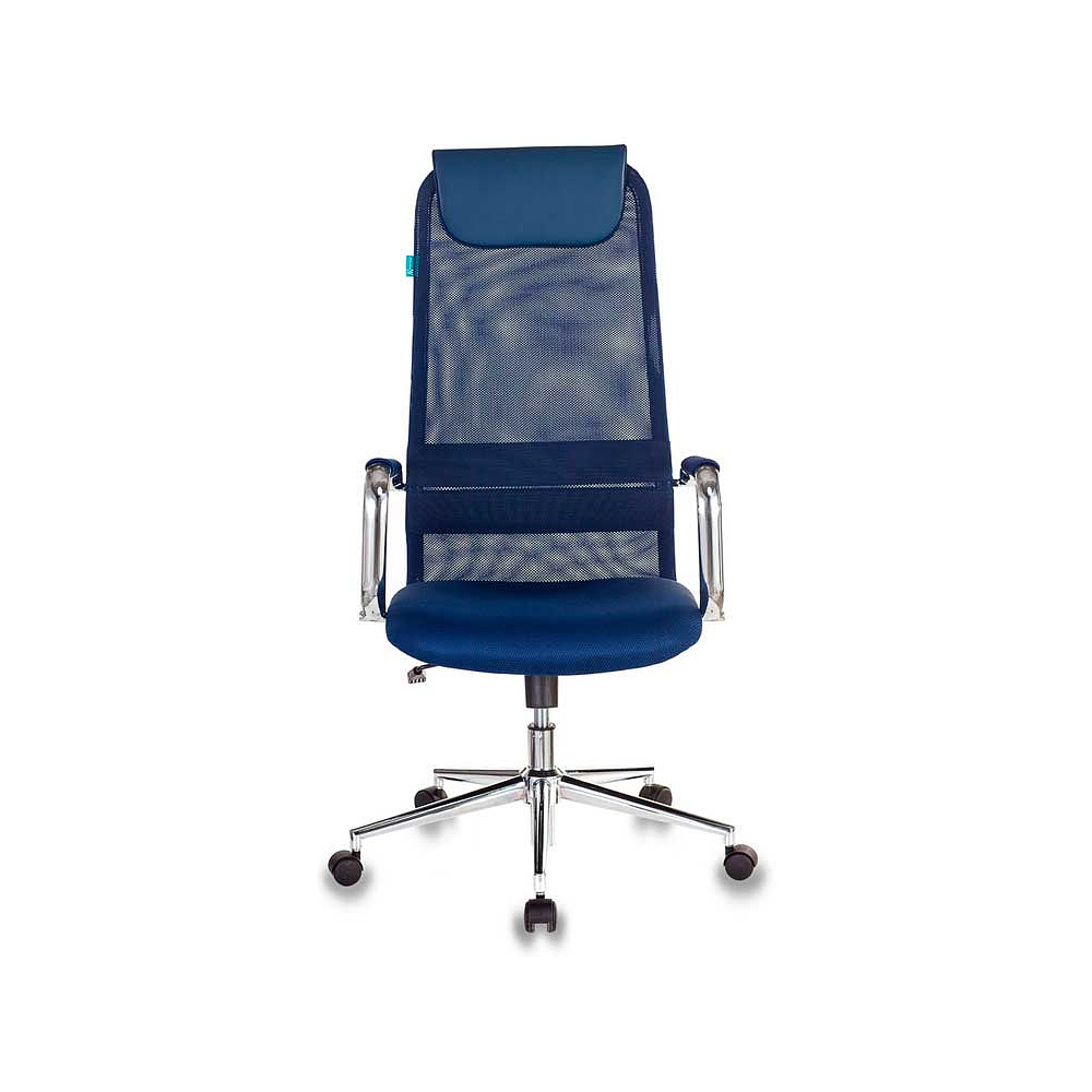 Кресло для руководителя "Бюрократ KB-9/DG", ткань, металл, синий - 2